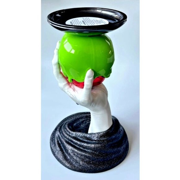 Bath Body Works Disney Villain Poison Apple Skull Candle Holder 15" T Halloween - Picture 5 of 6
